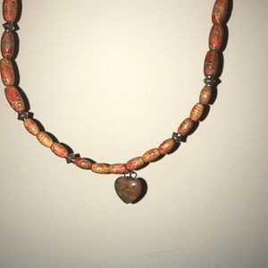 Necklace with tibetan beads